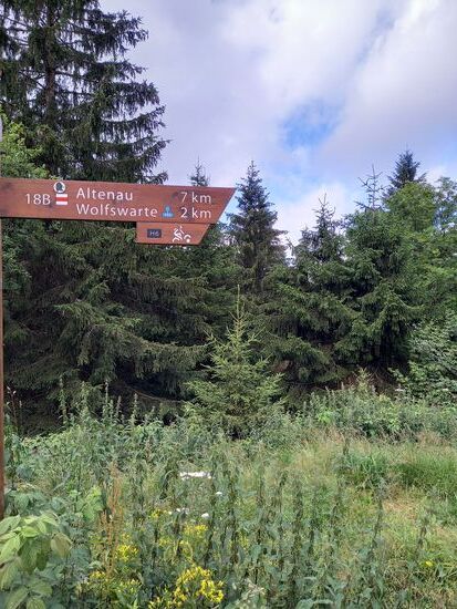 Das erste Ziel liegt nur 2km entfernt