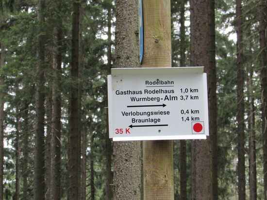 Zumindest war der Weg nicht allzu lang