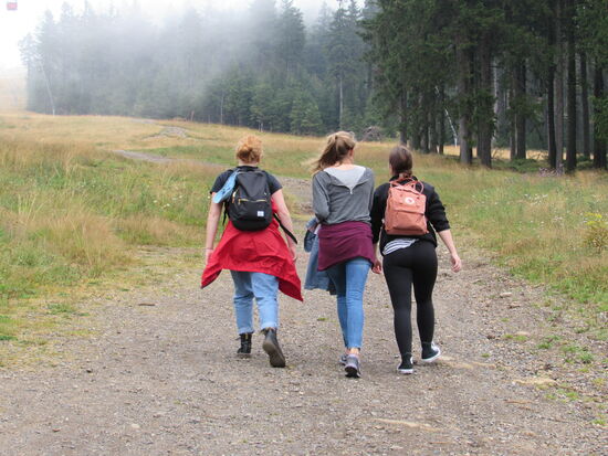 Insgesamt waren es ca. 400 Höhenmeter die wir erwandert haben.