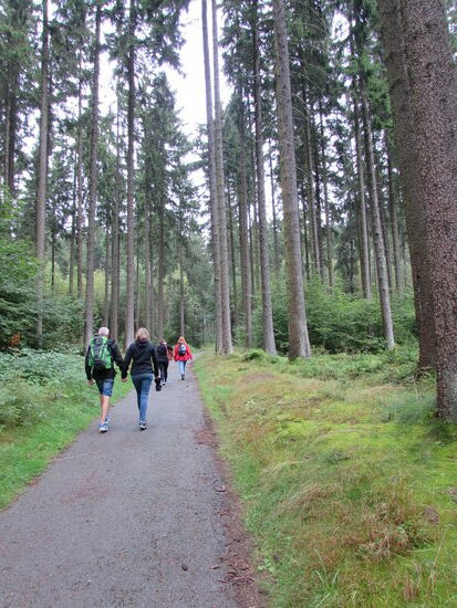 Beim Start sah das Wetter noch einigermaßen gut aus.