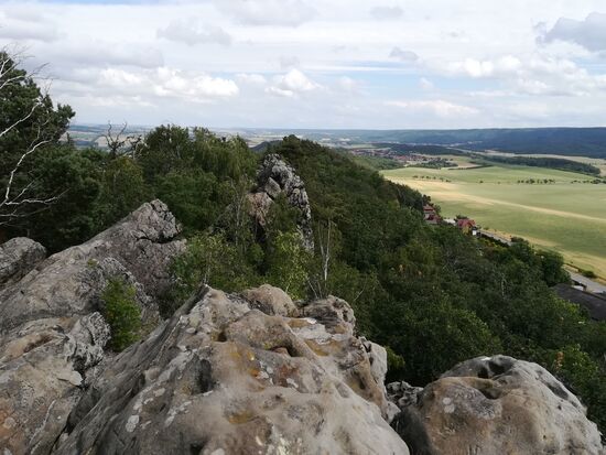 Blick auf die Teufelsmauer