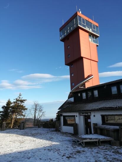 Das Gasthaus auf dem Gipfel