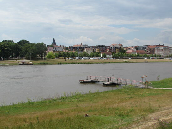 Blick auf die Stadt Riesa