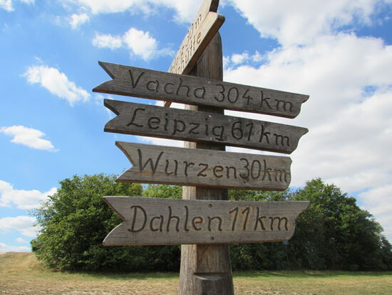 Heute wollen wir noch bis kurz hinter Dahlem 