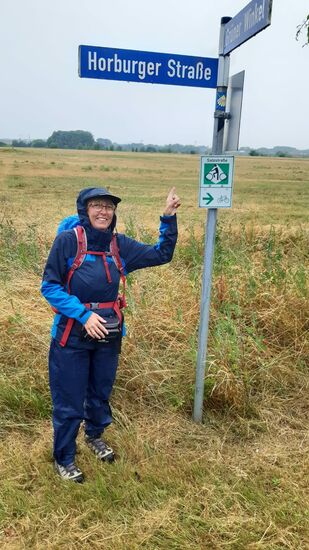Kleinliebenau verabschiedet uns mit Regen.