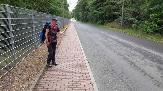 Boa, laaang und weilig bergauf entlang der Straße