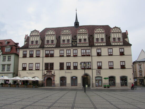 Das Rathaus am Markt.