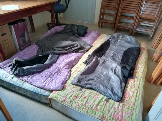 Das ist unser Nachtlager