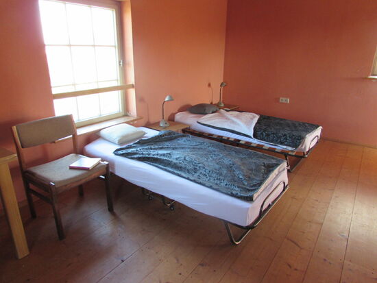 Wir sind begeistert. Dort werden wir sicher göttlich schlafen.