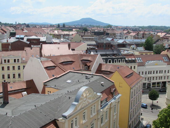 Blick auf einen erloschenen Vulkan - die Landeskrone