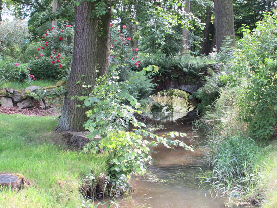 Der Wassergraben vom Schloss