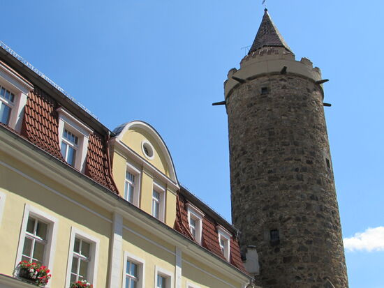 Der Wendische Turm, ein alter Wehrturm.