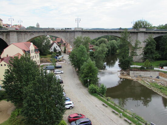 Blick auf die Spree und die Friedensbrücke