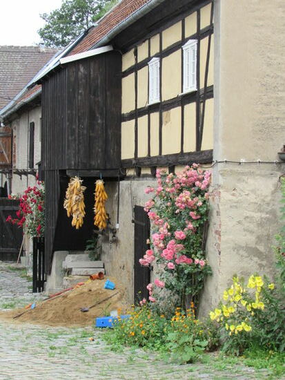 Dörfliche Idylle in Oberuhna