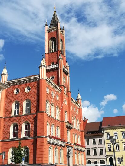 Das Rathaus von Kamenz