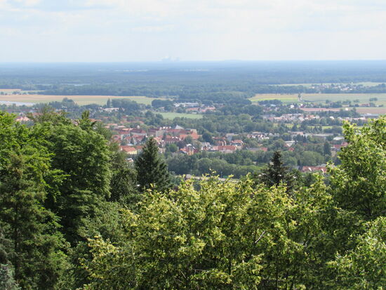 Super Aussicht auf die Lausitz und Kamenz