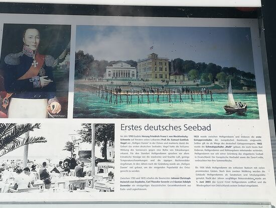Informationen zur Entstehung des Seebades