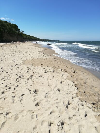 Zunächst noch ein Spaziergang entlang des Wassers.