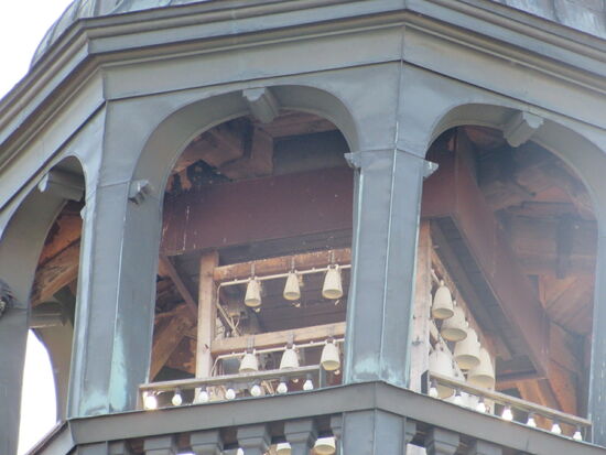 Blick auf die besonderen Glocken