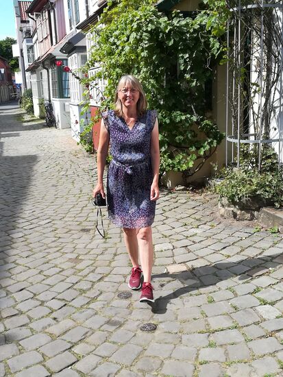 Überall Kopfsteinpflaster, da ist bequemes Schuhwerk gefragt.