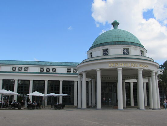 Das erste Ziel ist die Wandelhalle