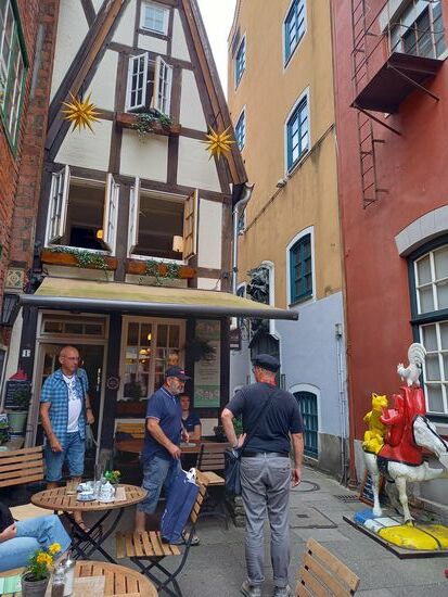 Die Rückseite vom Tee Stübchen.