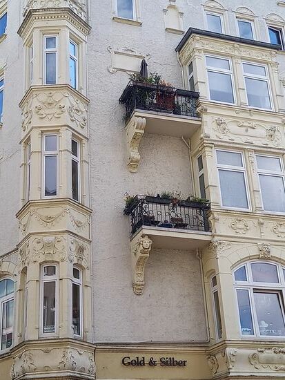 Von der Weser bummeln wir entlang der Schlachte in Richtung Sögestraße.