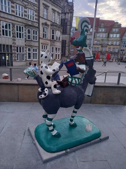 Auf dem Weg zurück zum Hotel habe ich eine weitere Variante der Stadt Musikanten eingefangen.