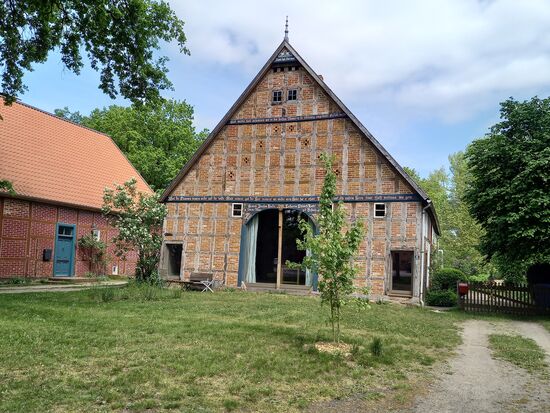 Ein typisches Fachwerkhaus der Rundlinge