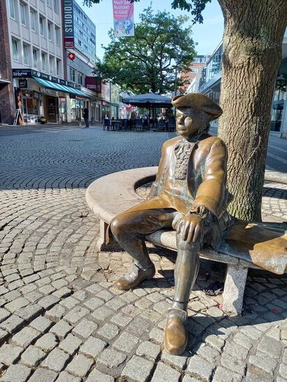 Skulptur eines ehemaligen Bürgermeisters