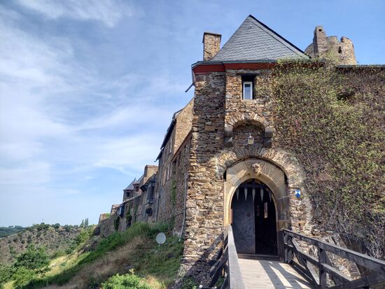 Oben angekommen  Der Weg war entspannt zu gehen.