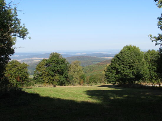 Nach wenigen Minuten kann der Blick schon in die Ferne schweifen.