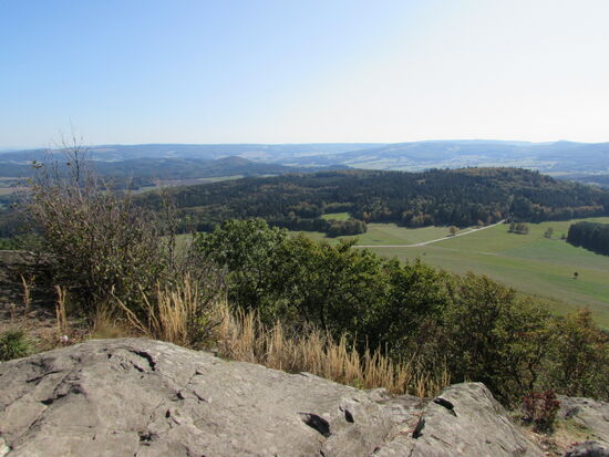 Von dort wieder eine super schöne Aussicht.