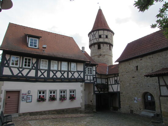 In dem Fachwerkhaus war einst die Schule