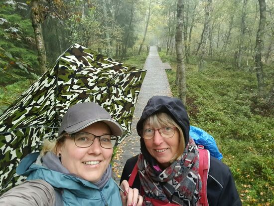 Ganz schön nass und kalt... Brrrr