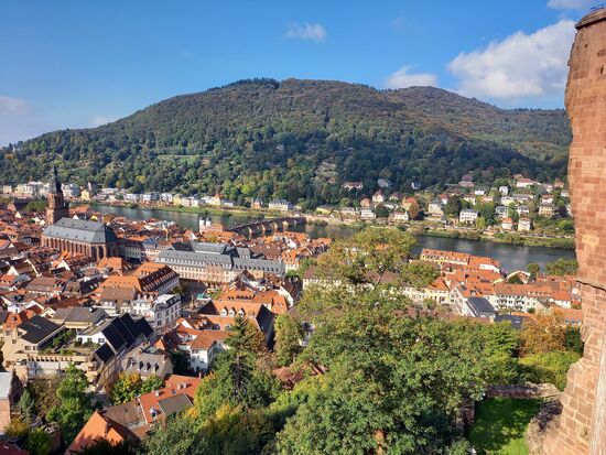 Der Blick ist beeindruckend schön.