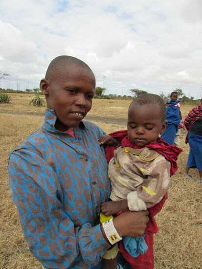 Auch die Mutter von Jacob ist noch sehr jung.