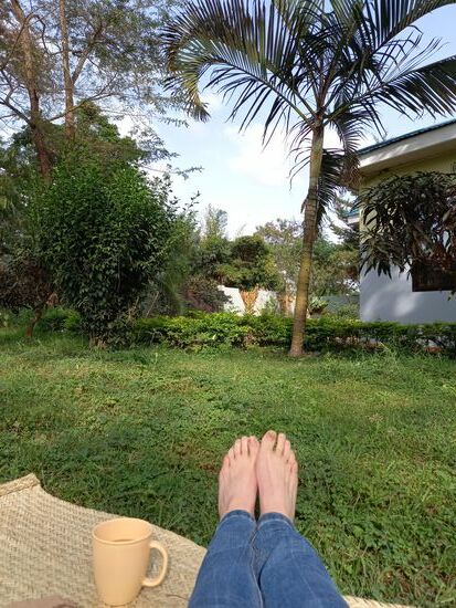 Heute lege ich die Füße hoch    - Geld zählen ist schließlich anstrengend  