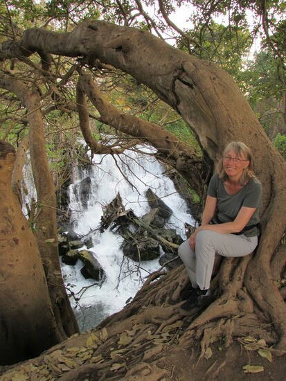 Nachdem wir den riesigen Wasserfall gesehen haben, ist dieser eher unspektakulär.