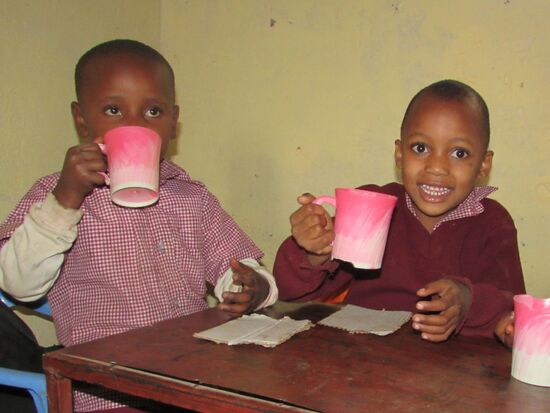 Es scheint zu schmecken 