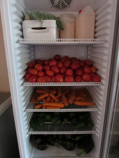 Der Kühlschrank ist wieder gefüllt.