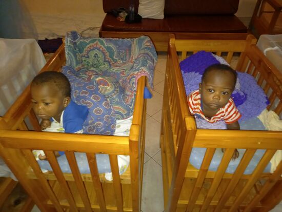 Die Zwei sind schon putz munter