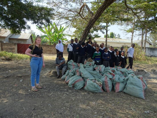 Nach zwei Stunden emsigen Sammeln, ist eine ganze Menge zusammen gekommen.