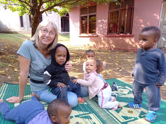 Dann geht es raus in den Schatten