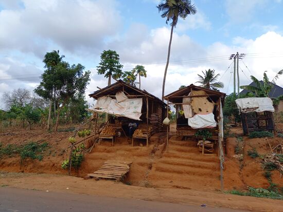 Je näher wir dem Magoroto Forest kommen je mehr sehen wir diese rote Erde - es ist für mich die Farbe Afrikas 