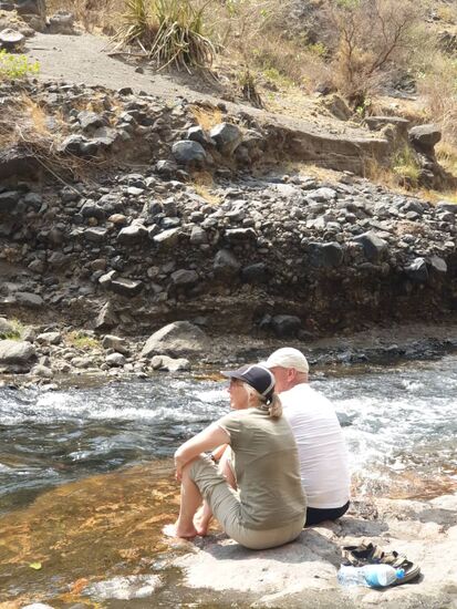 Erfrischung im kühlen Wasser