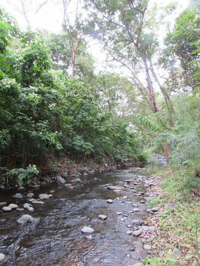 Als erstes geht es runter zum Fluss