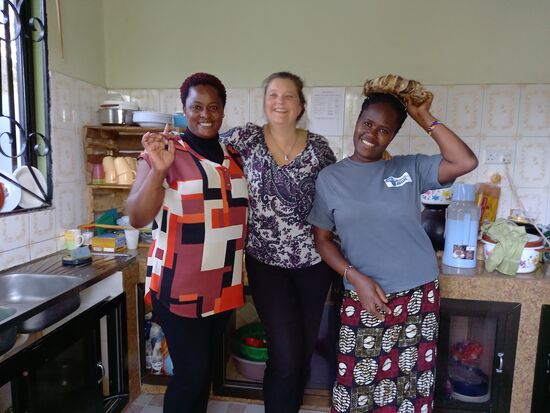 In der Küche herrscht gute Laune.