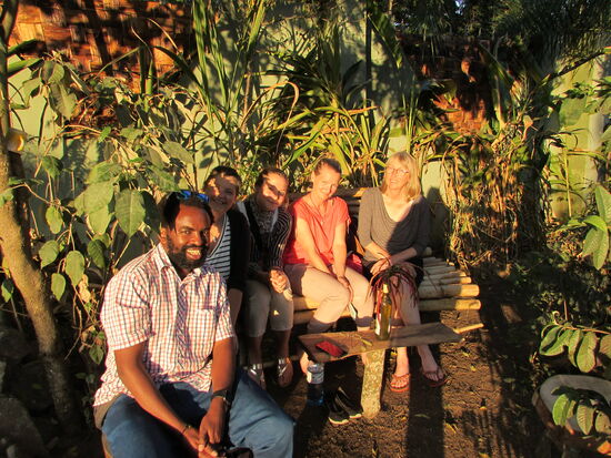 Psteen, Anita, Caroline, Simone und ich
