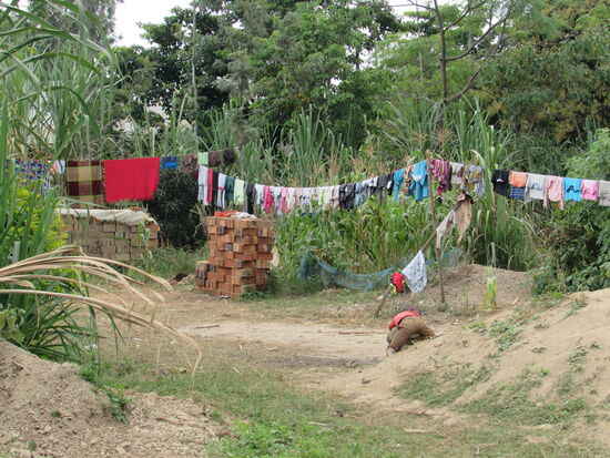 Am Wegesrand gibt es immer etwas vom Leben der Einheimischen zu entdecken.